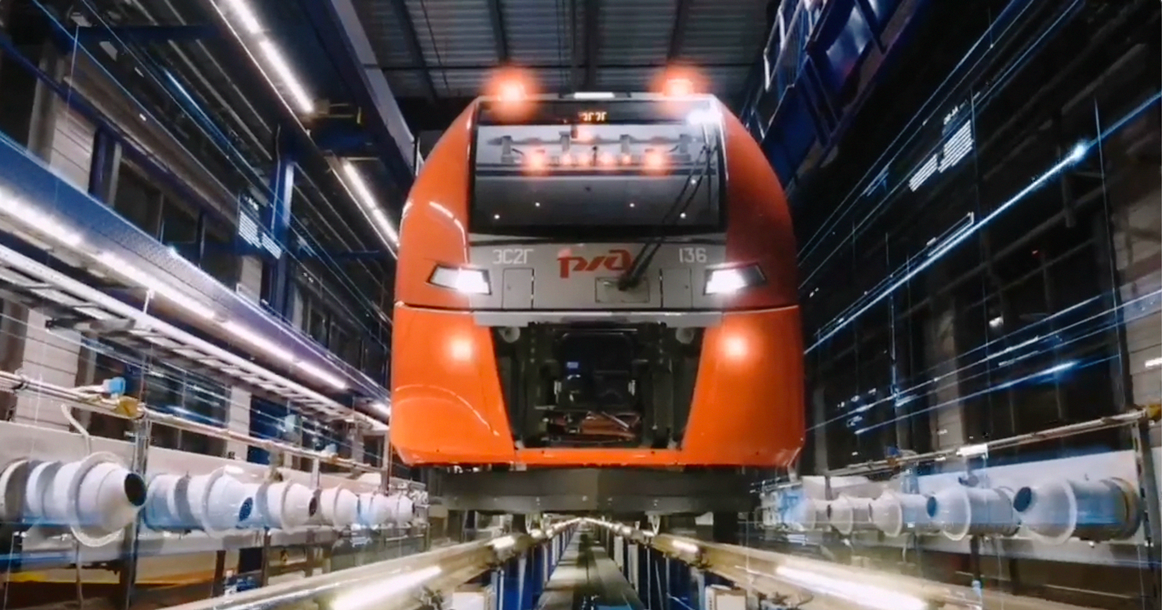 Rusya'da makinistsiz tren