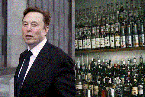 Musk Moskovada votkadan bayıldı