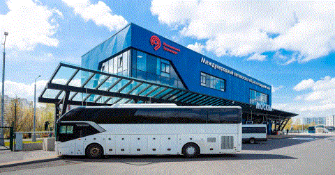 Moskovadan Türkiye sınırına otobüs